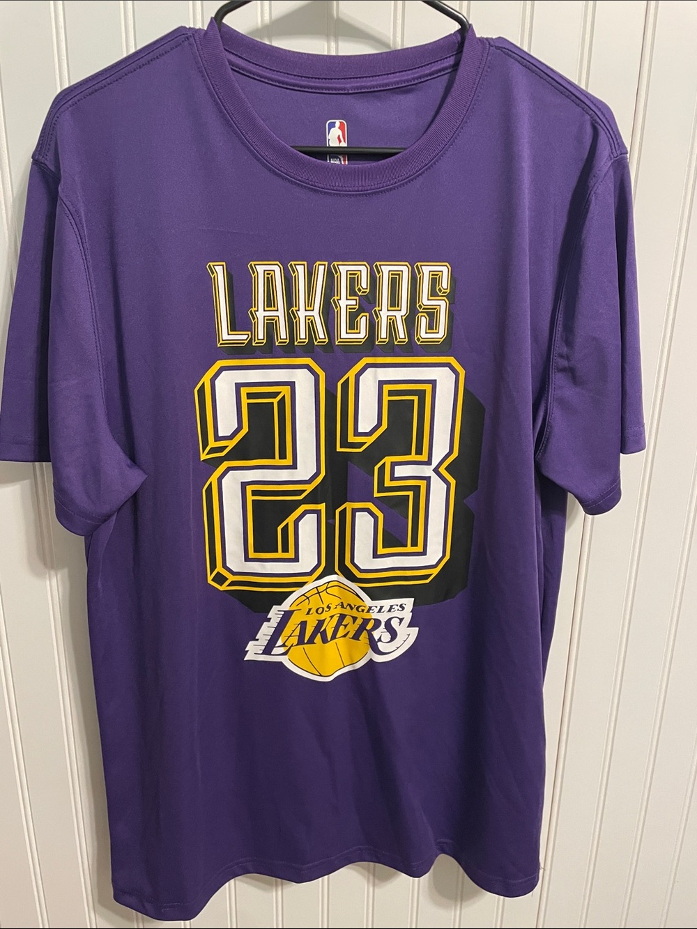 NBA Los Angeles Lakers Purple and Gold #23 Graphic Tee